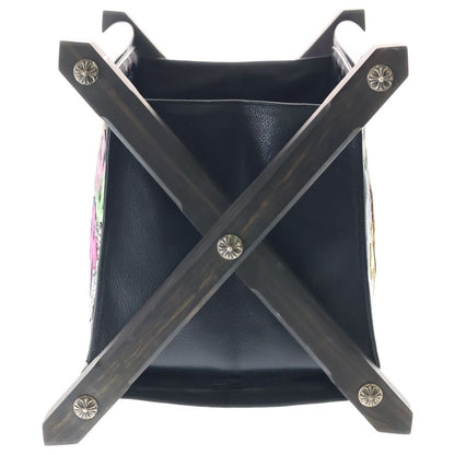 Chrome Hearts Magazine Rack Multi Cemetery Patch Ebony Leg Leather Shoulder — view 3