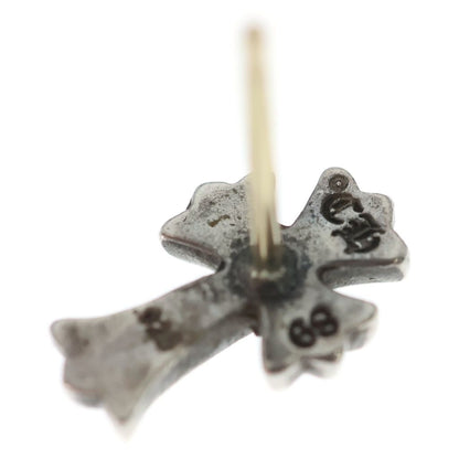 Chrome Hearts CH Crss 2 Fat CH Crossfat Stud Earrings Silver — view 6