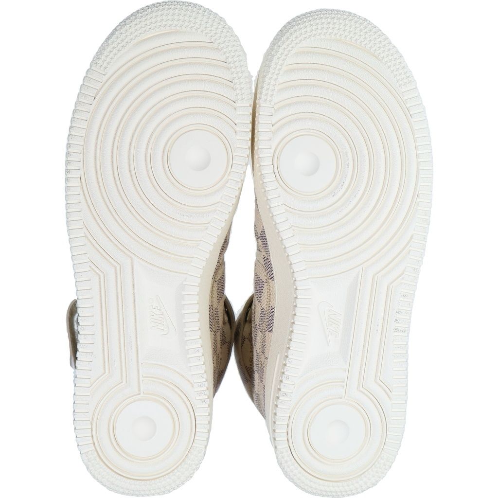 Louis Vuitton Air Mid Nike Air Force 1 Mid Cut Sneakers Damier Azur Graffiti — view 5