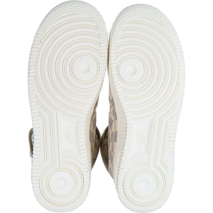 Louis Vuitton Air Mid Nike Air Force 1 Mid Cut Sneakers Damier Azur Graffiti — view 5