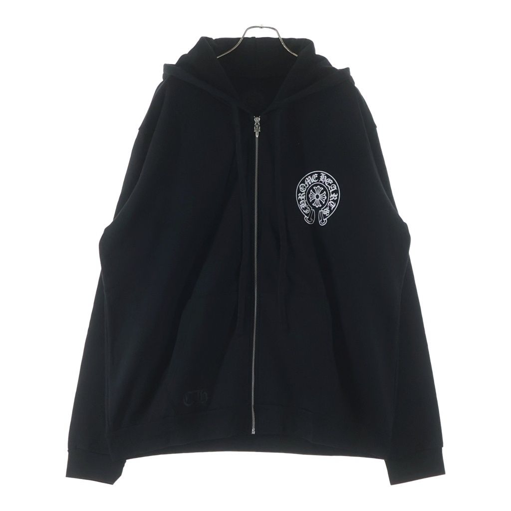 Chrome Hearts Sweatshirt HD Zip Tokyo Limited Backhorse Shoe Print Dagger — view 2