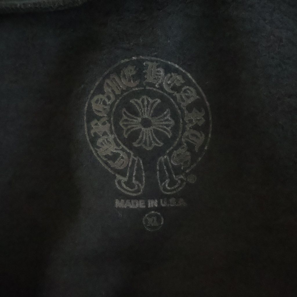Chrome Hearts Sweatshirt HD Zip Tokyo Limited Backhorse Shoe Print Dagger — view 6