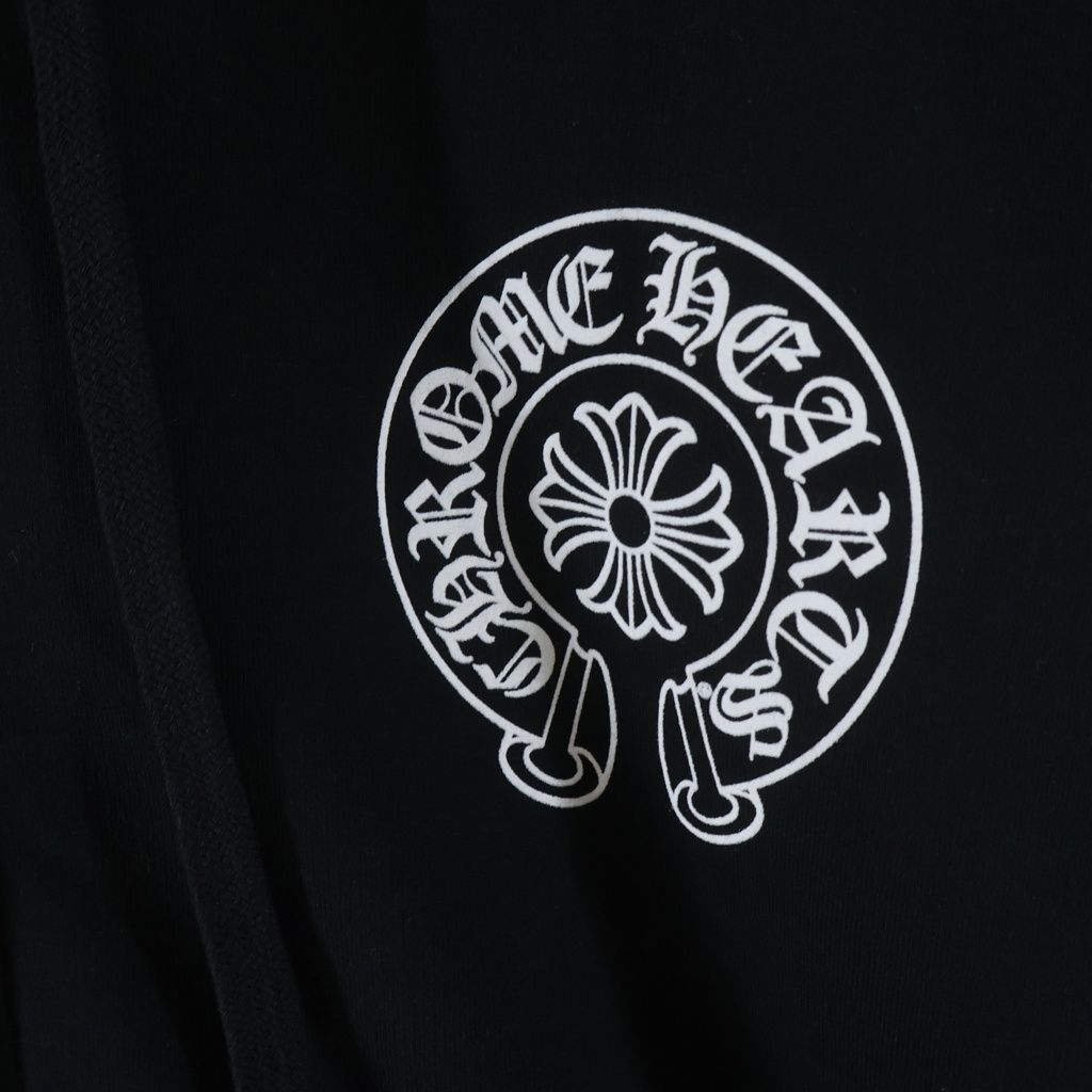 Chrome Hearts Sweatshirt HD Zip Tokyo Limited Backhorse Shoe Print Dagger — view 4