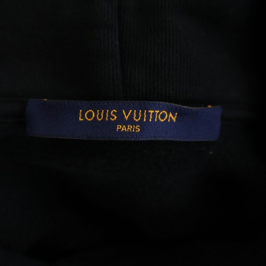 Louis Vuitton Inside Out Pullover Hoodie Out Sweatshirt Black — view 6