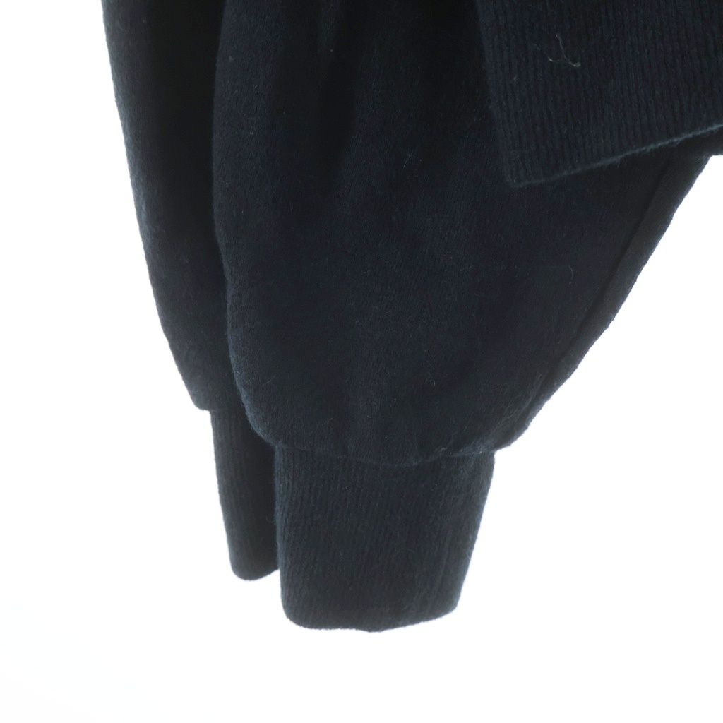 Celine Triomphe Hoodie Trio Cashmere Blend Pullover Sweatshirt Black — view 6