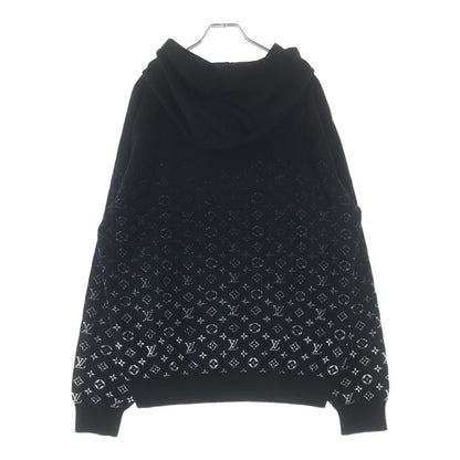 Louis Vuitton Monogram Gradient Knit Hoodie Pullover Black — view 2