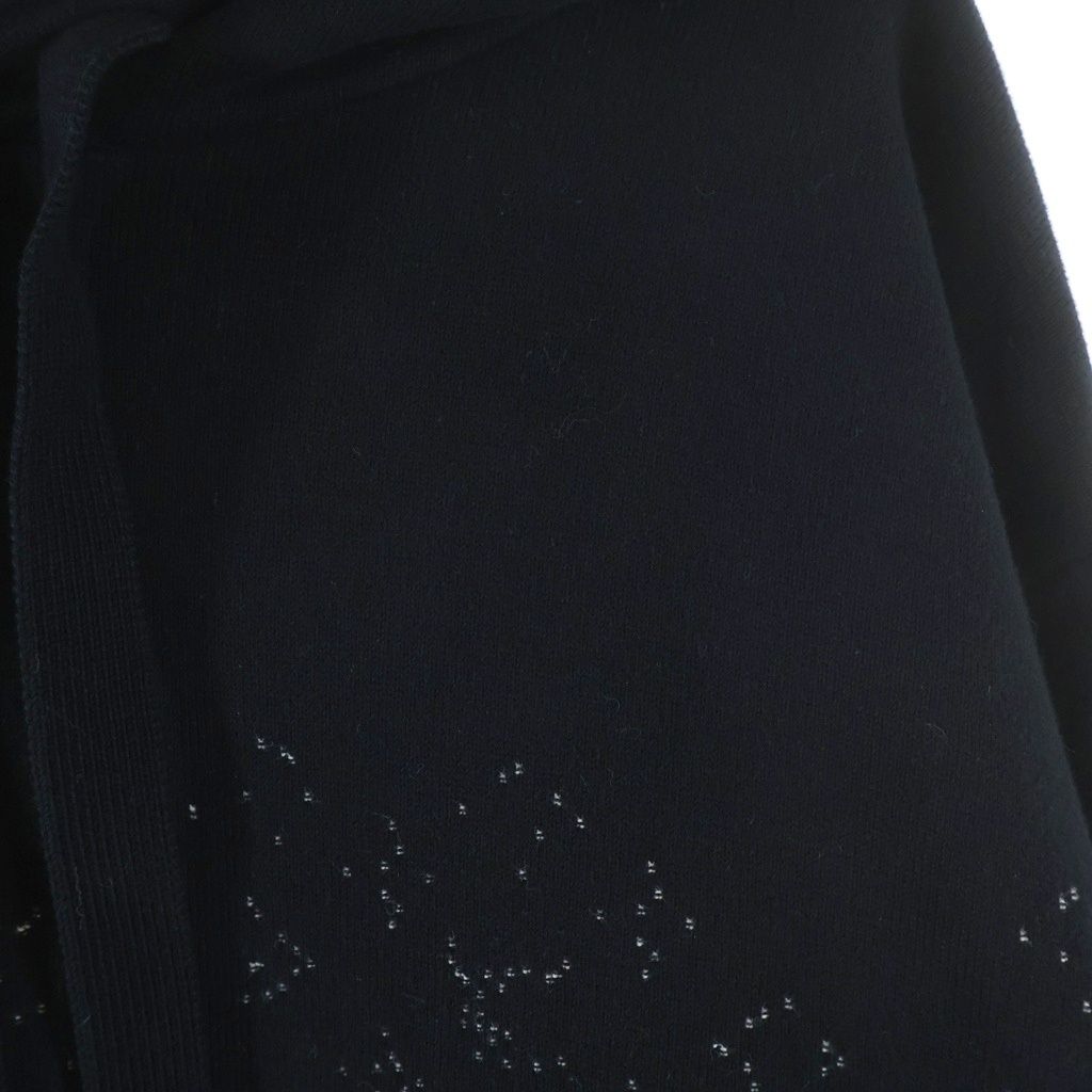 Louis Vuitton Monogram Gradient Knit Hoodie Pullover Black — view 4