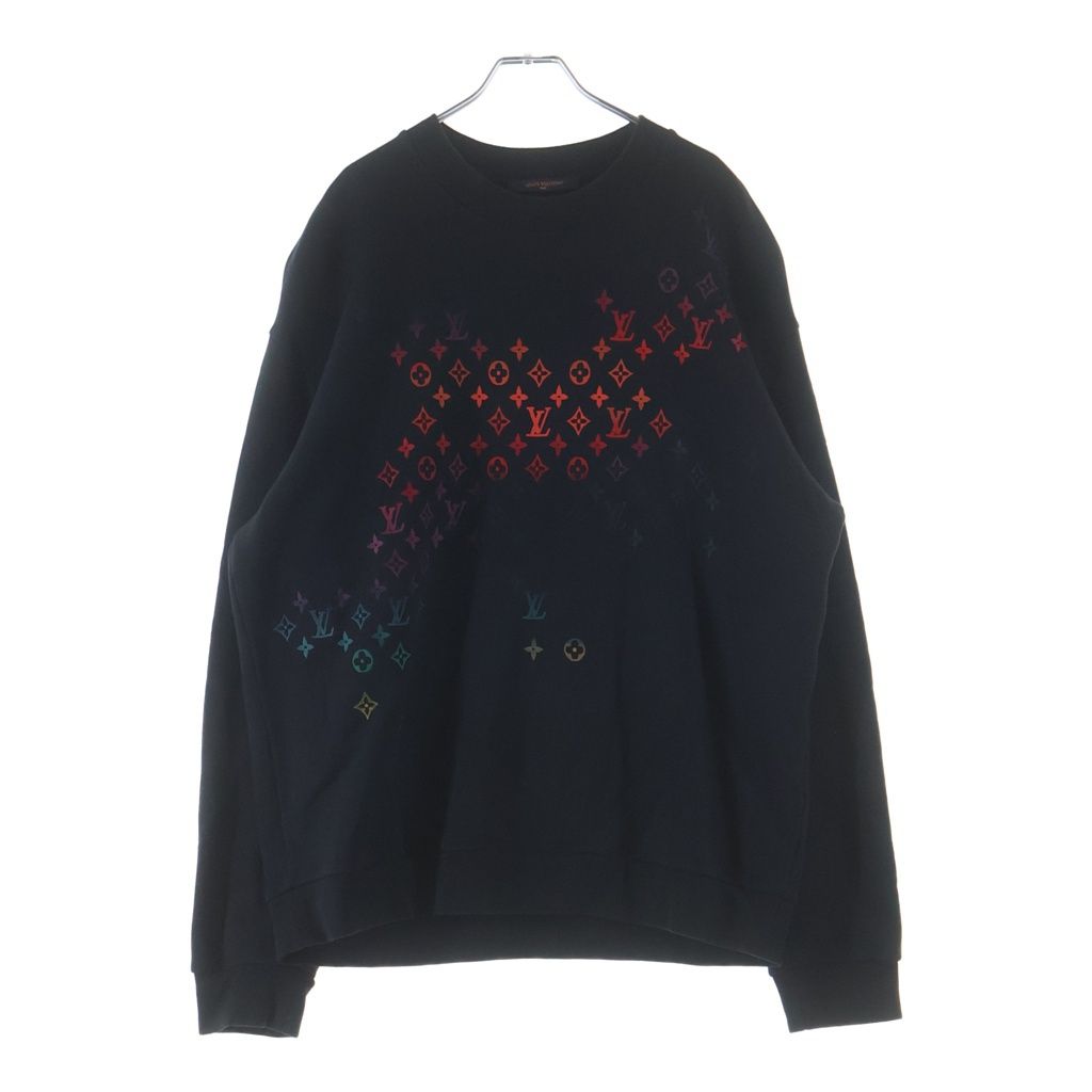 Louis Vuitton Monogram Crew Neck Sweatshirt Black