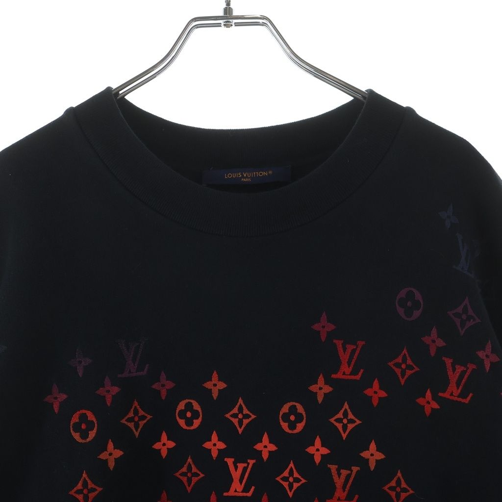 Louis Vuitton Monogram Crew Neck Sweatshirt Black — view 3