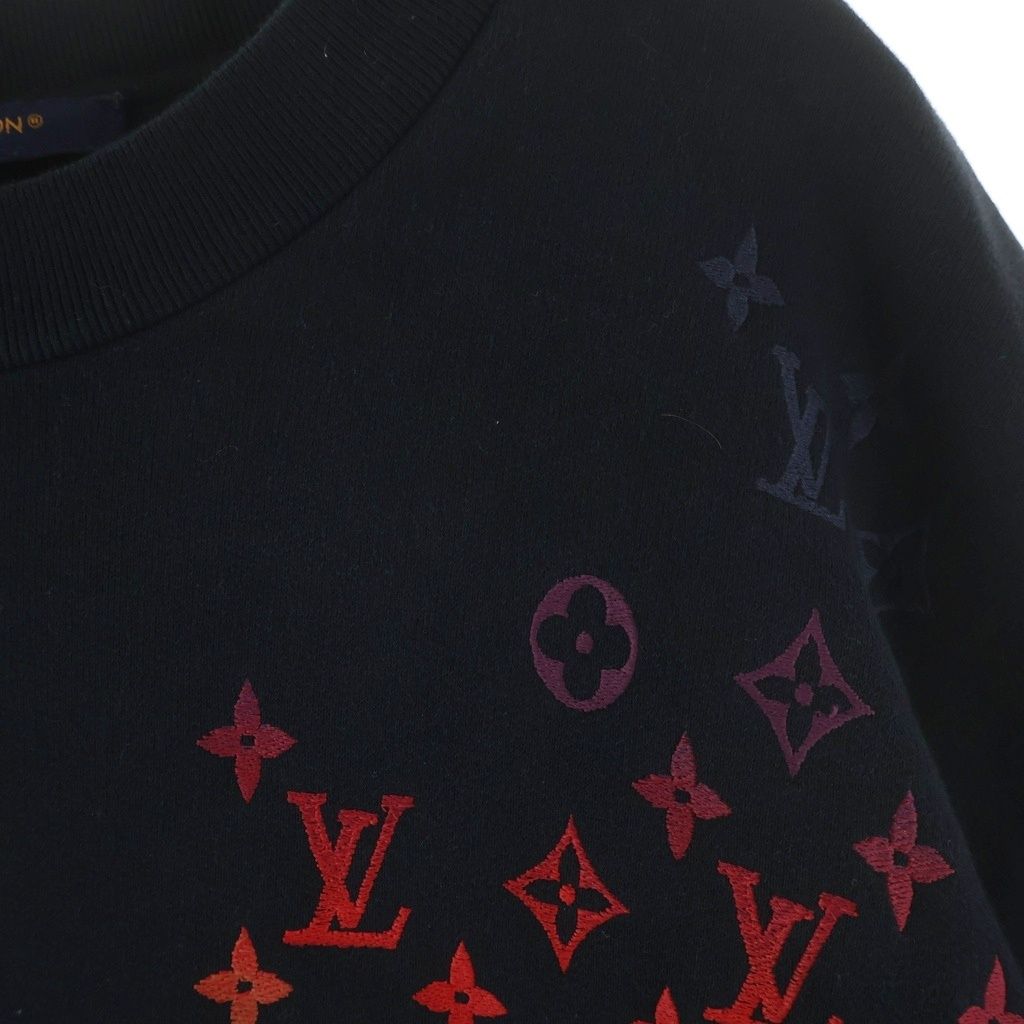 Louis Vuitton Monogram Crew Neck Sweatshirt Black — view 4