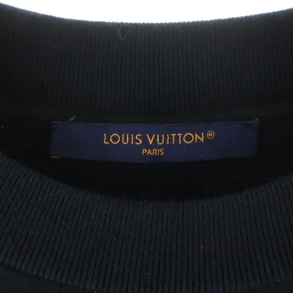 Louis Vuitton Monogram Crew Neck Sweatshirt Black — view 6