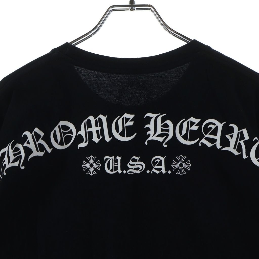 Chrome Hearts Arch Usa Logo Scroll Rabel Tee Label Chest Pocket Short Sleeve — view 4
