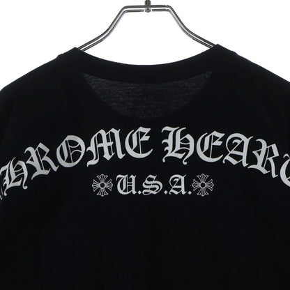 Chrome Hearts Arch Usa Logo Scroll Rabel Tee Label Chest Pocket Short Sleeve — view 4