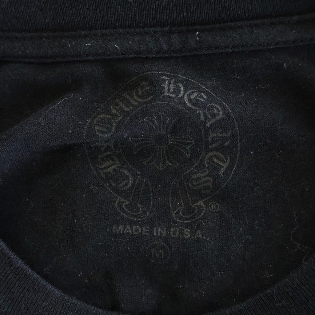Chrome Hearts Arch Usa Logo Scroll Rabel Tee Label Chest Pocket Short Sleeve — view 7