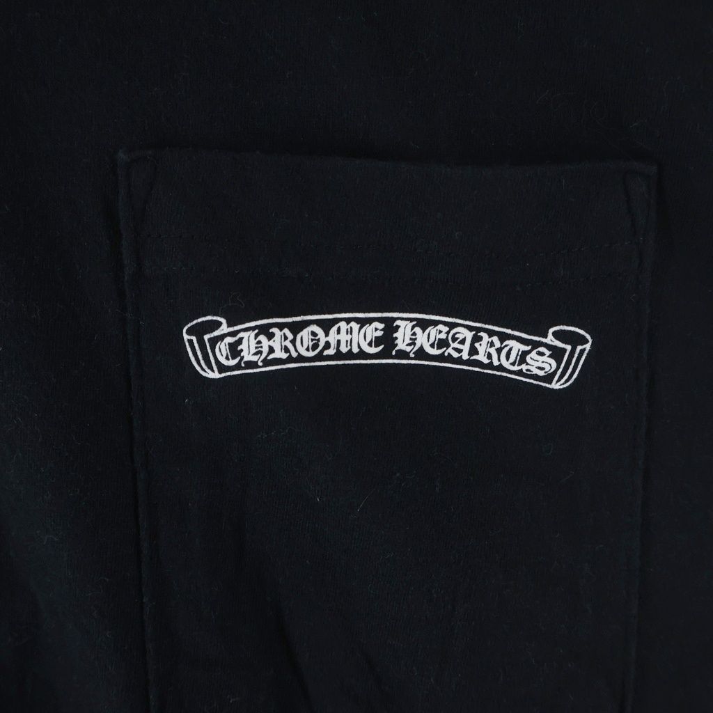 Chrome Hearts Arch Usa Logo Scroll Rabel Tee Label Chest Pocket Short Sleeve — view 5