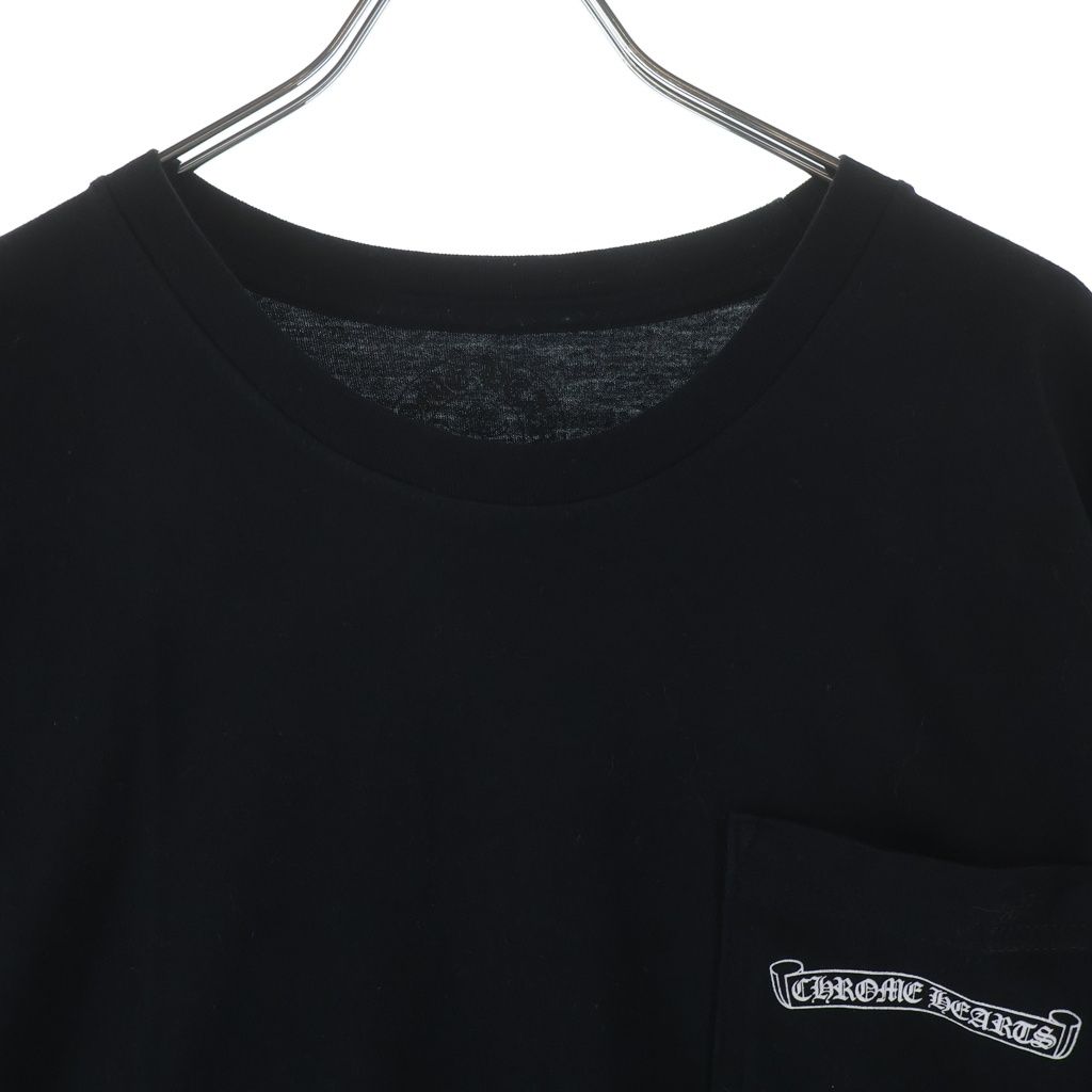 Chrome Hearts Scroll Rabel Tee Label Chest Pocket Short Sleeve Print T-Shirt — view 3