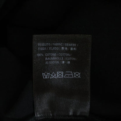 Balenciaga Crew Print Neck Short Sleeve T-Shirt Black — view 7
