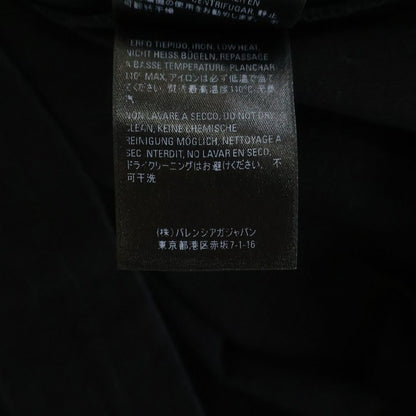 Balenciaga Crew Print Neck Short Sleeve T-Shirt Black — view 8