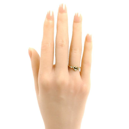 Tiffany & Co 18k Yellow Gold Full Heart Ring Diamond — view 7