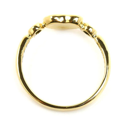 Tiffany & Co 18k Yellow Gold Full Heart Ring Diamond — view 4