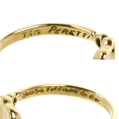 Tiffany & Co 18k Yellow Gold Full Heart Ring Diamond — view 5