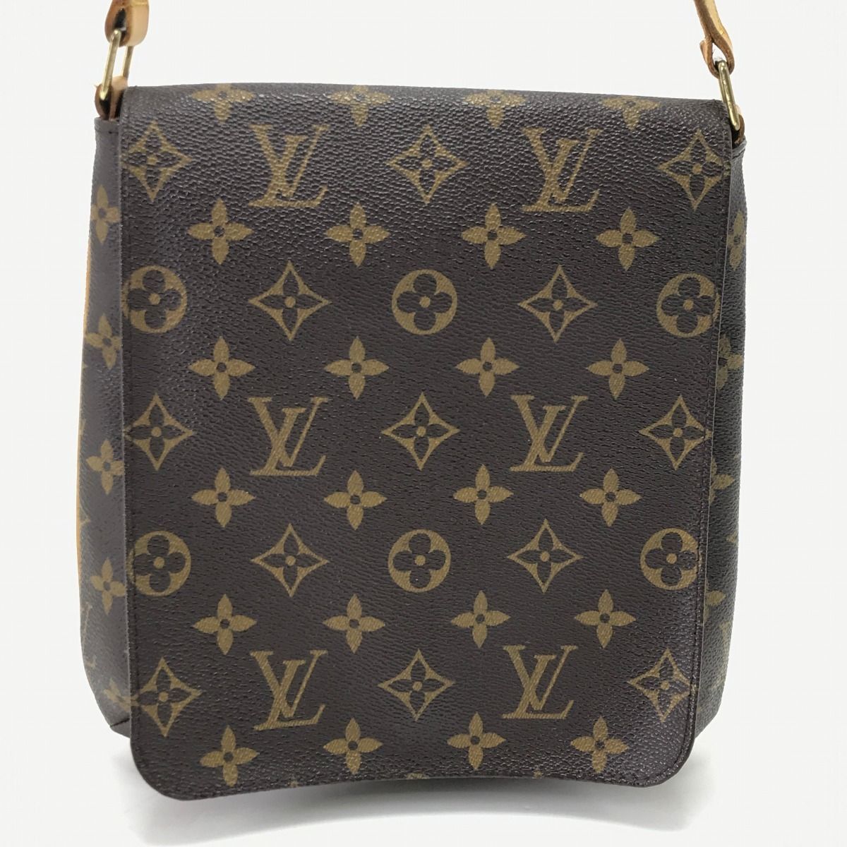 Louis Vuitton Shoulder Bag Musette Salsa Short Type Brown — view 2