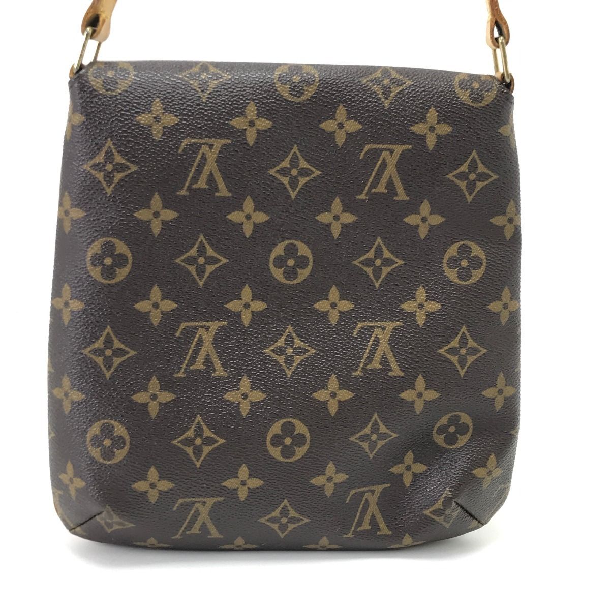 Louis Vuitton Shoulder Bag Musette Salsa Short Type Brown — view 3