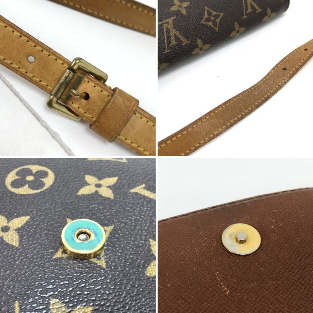 Louis Vuitton Shoulder Bag Musette Salsa Short Type Brown — view 4