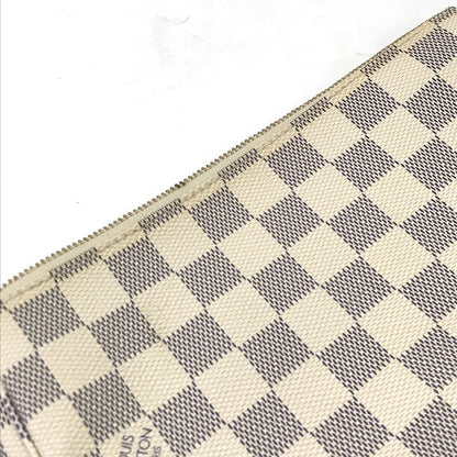 Louis Vuitton Handbag Damier Azur Pochette White — view 5