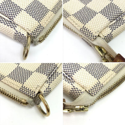 Louis Vuitton Handbag Damier Azur Pochette White — view 7