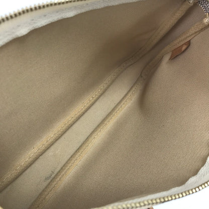 Louis Vuitton Handbag Damier Azur Pochette White — view 9