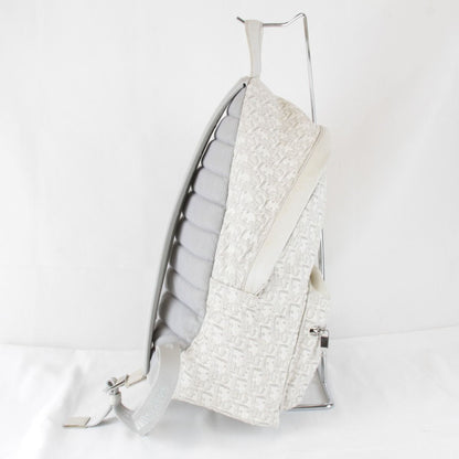 Dior Backpack Canvas Leather White — view 4