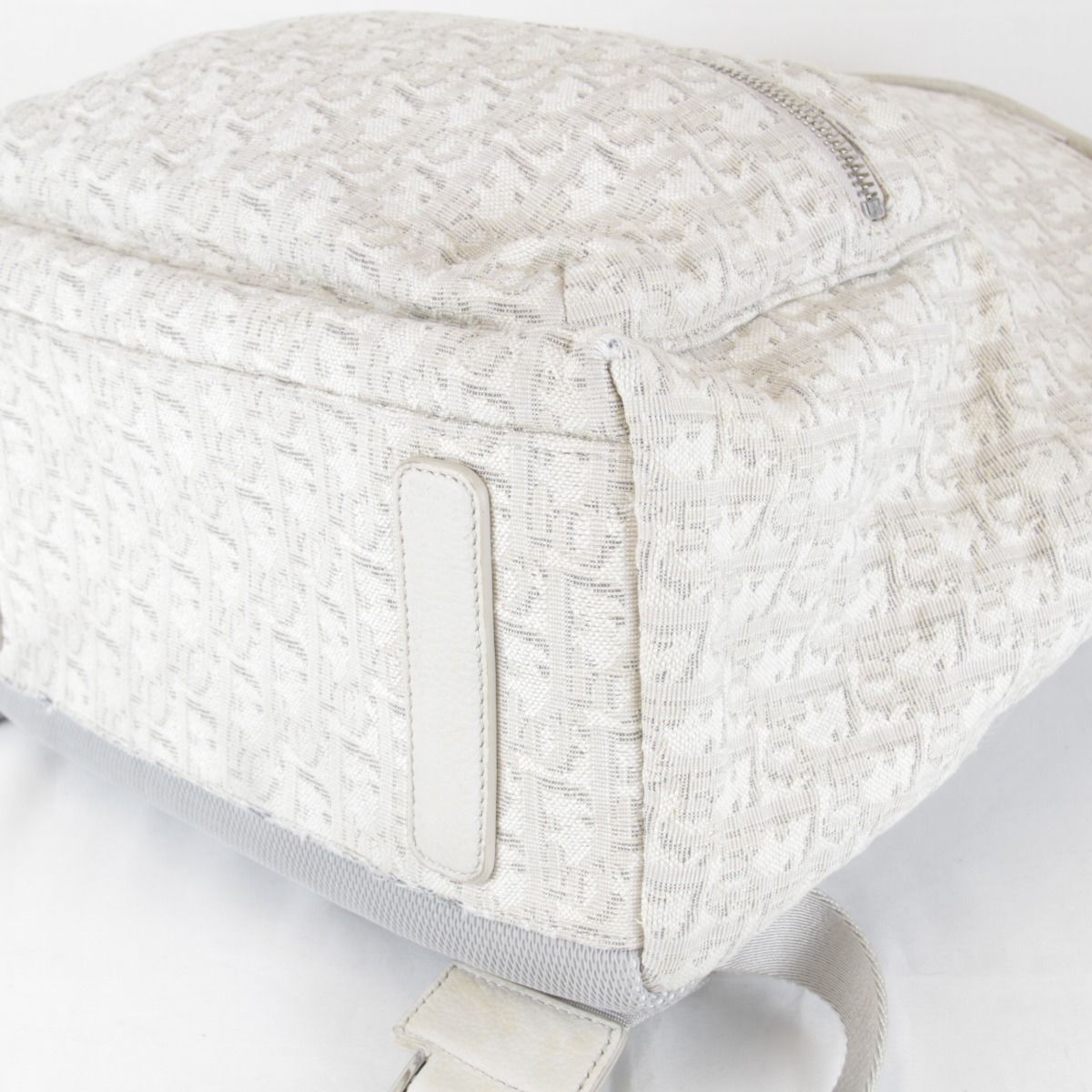 Dior Backpack Canvas Leather White — view 5