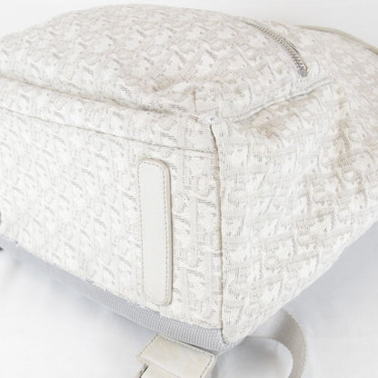 Dior Backpack Canvas Leather White — view 5