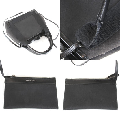 Balenciaga 1000 Handbag Canvas Black — view 9