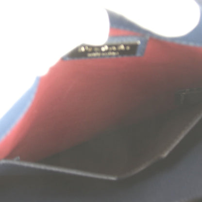 Bvlgari Shoulder Bag Leather Blue — view 8
