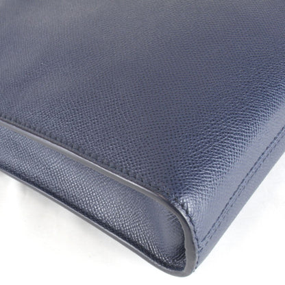 Bvlgari Shoulder Bag Leather Blue — view 3