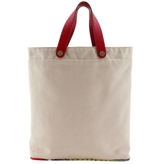 Hermes Petite Ash Tote Toile Ash Silk Beige Handbag