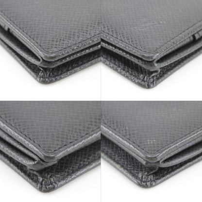 Louis Vuitton Porte Monet Boite Taiga Ardoise Black Coin Case — view 5