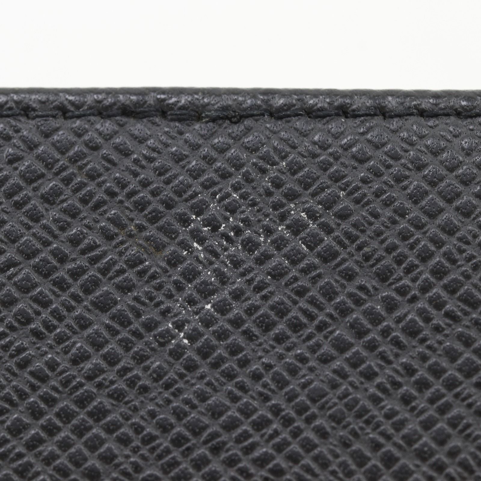 Louis Vuitton Porte Monet Boite Taiga Ardoise Black Coin Case — view 8