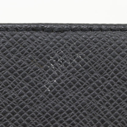 Louis Vuitton Porte Monet Boite Taiga Ardoise Black Coin Case — view 8