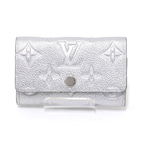 Louis Vuitton Key Case Multicles 6 Monogram Empreinte Silver Key Holder