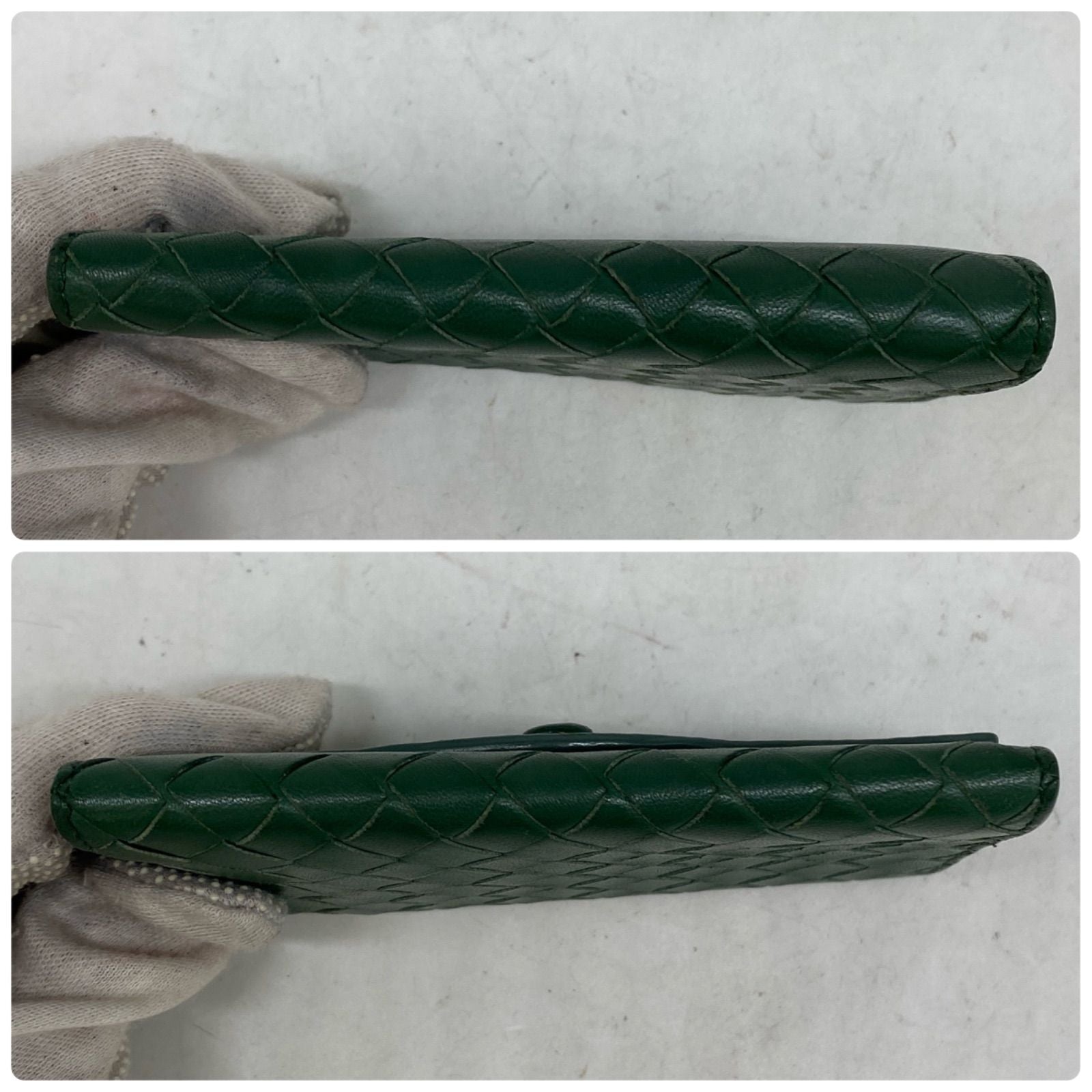 Bottega Veneta Key Case Key 6 Intre Green Key Holder — view 6