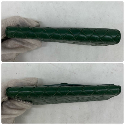 Bottega Veneta Key Case Key 6 Intre Green Key Holder — view 6