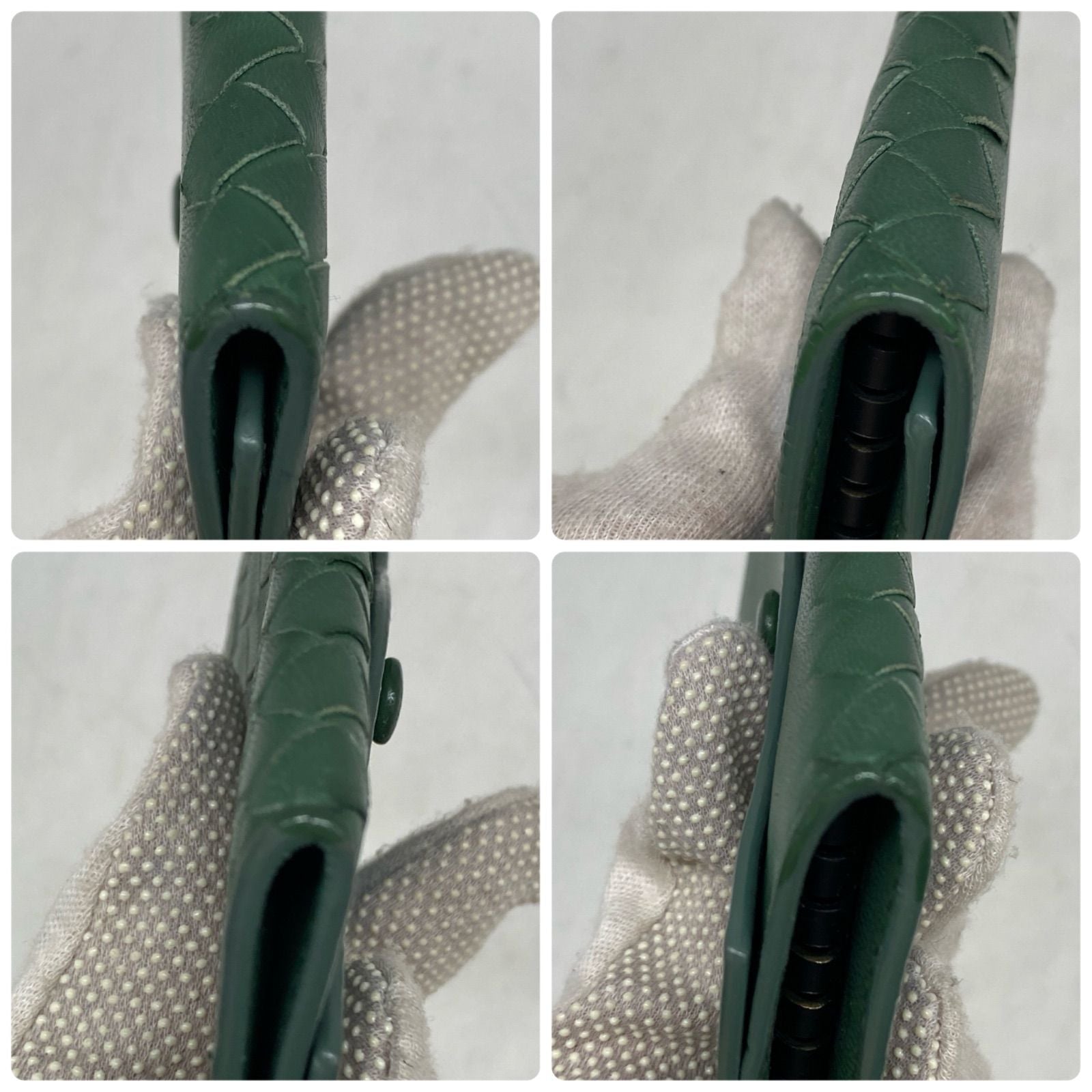 Bottega Veneta Key Case Key 6 Intre Green Key Holder — view 7