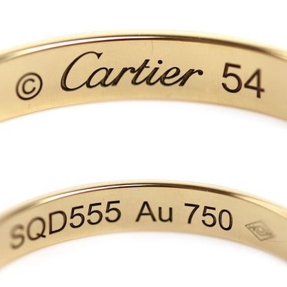 Cartier 18k Yellow Gold Wedding Diamond Ring — view 5