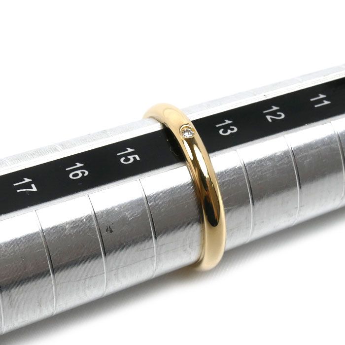 Cartier 18k Yellow Gold Wedding Diamond Ring — view 6