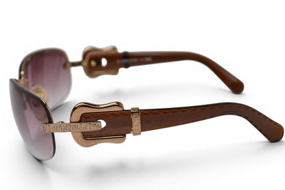 Fendi Sunglasses Eyewear Brown Smoke Gradient — view 3