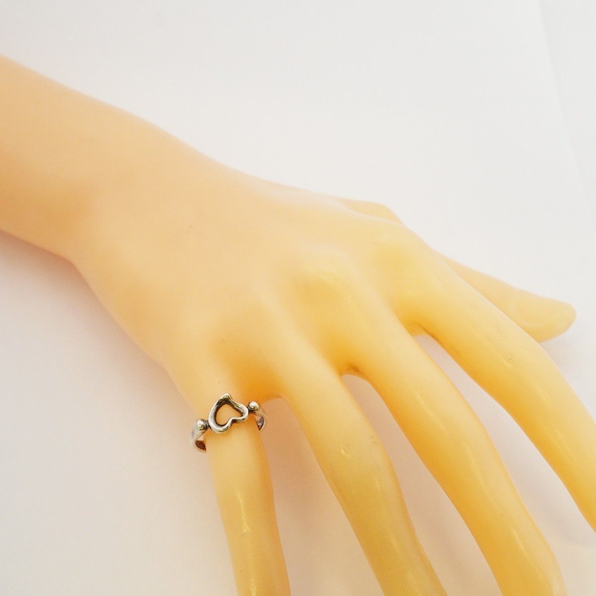 Tiffany & Co Ring Open Heart 925 Sterling Silver — view 7