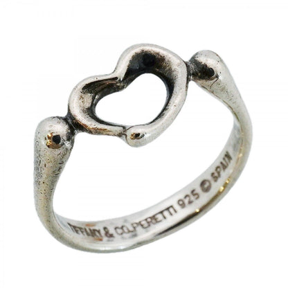 Tiffany & Co Ring Open Heart 925 Sterling Silver